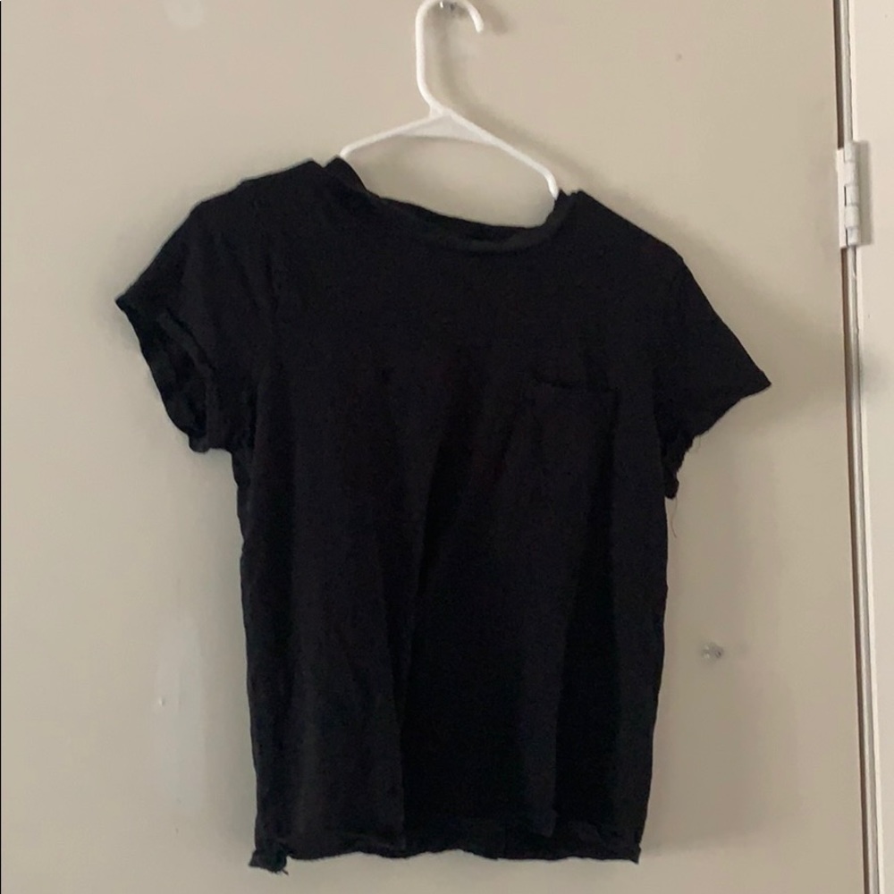 Black shirt with pocket